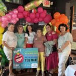 A-Team Home Care Caregivers and Clients at the Appreciation Party - A-TEAM #1 Home Care Agency in Philadelphia, PA A-Team Home Care caregivers and clients together under the balloon arch at the Caregiver and Client Appreciation Party in Somerton, Philadelphia